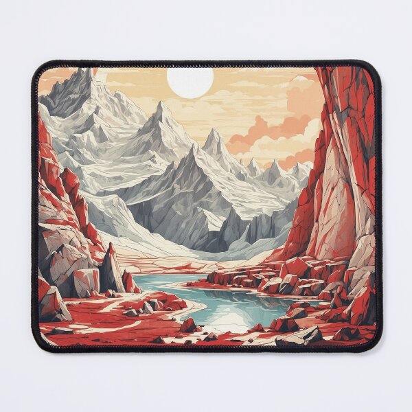 Artikelvorschau, Eisriesenwelt Höhle Werfen Österreich Sonnenaufgang Vintage Reisetourismus Poster entworfen und verkauft von TravelersGems.