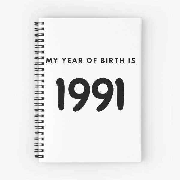 Item preview, My Year of Birth is 1991 designed and sold by LittleWorldShop.