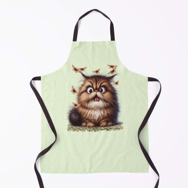 Item preview, Angry cat and pesky butterflies designed and sold by LoneAngel.