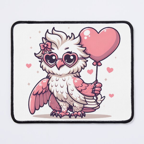 Item preview, Kawaii Dainty Griffin: Wearing A Heart-Shaped Sunglasses designed and sold by CanvasCutie.