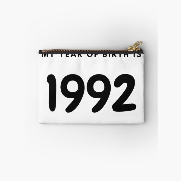 Item preview, My Year of Birth is 1992 designed and sold by LittleWorldShop.