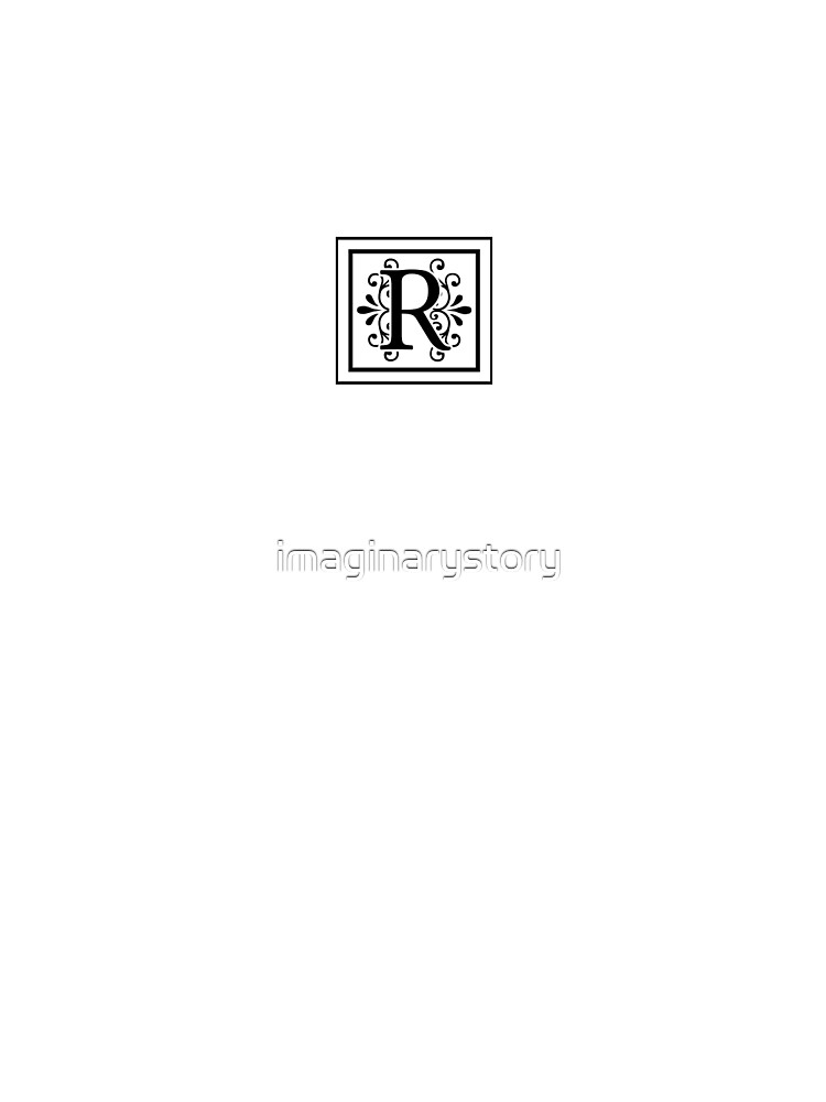Thumbnail 3 of 3, Scarf, Letter R Monogram designed and sold by imaginarystory.