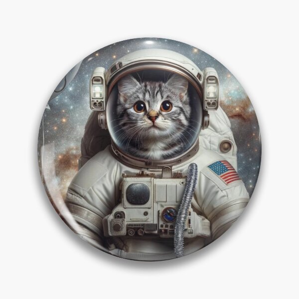 Item preview, Cat dressed in a fully equipped astronaut suit with the helmet Cat dressed in a fully equipped astronaut suit with the helmet  designed and sold by AndreaMart.