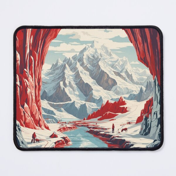 Artikelvorschau, Eisriesenwelt Höhle Werfen Österreich Vintage Reisetourismus Poster entworfen und verkauft von TravelersGems.
