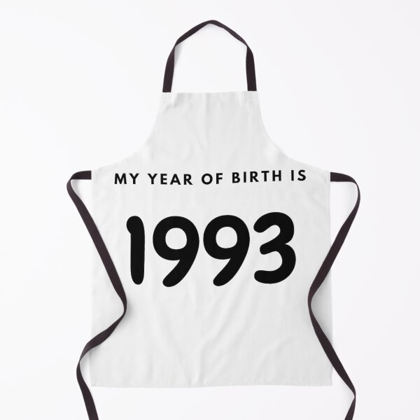 Item preview, My Year of Birth is 1993 designed and sold by LittleWorldShop.