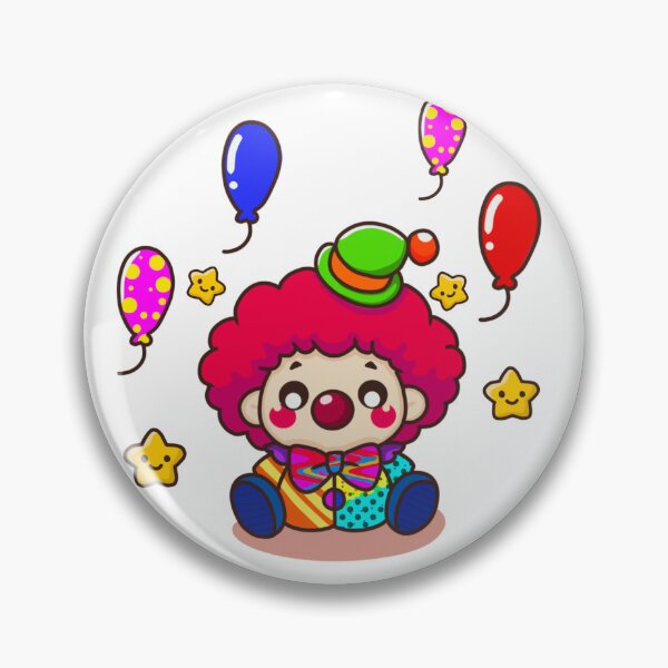 Item preview, A kind and cute red haired clown. designed and sold by atika-atk.