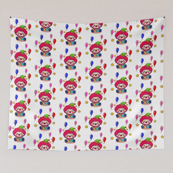 Item preview, A kind and cute red haired clown. designed and sold by atika-atk.