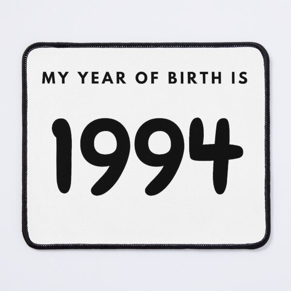 Item preview, My Year of Birth is 1994 designed and sold by LittleWorldShop.