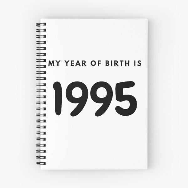 Item preview, My Year of Birth is 1995 designed and sold by LittleWorldShop.