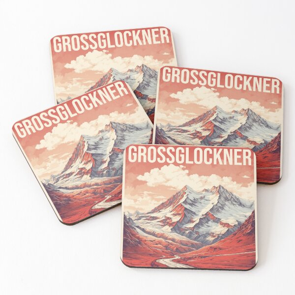Item preview, Grossglockner Austria Vintage Travel Tourism Poster  designed and sold by TravelersGems.
