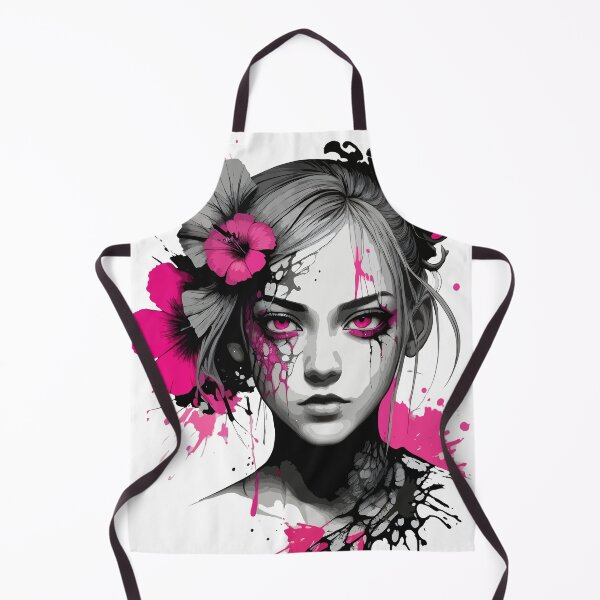 Item preview, black white pink portrait design designed and sold by X-ecute.
