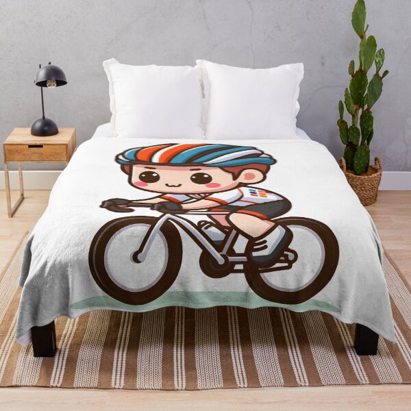 Item preview, Kawaii Athlete: Cycling Jersey And Helmet designed and sold by CanvasCutie.