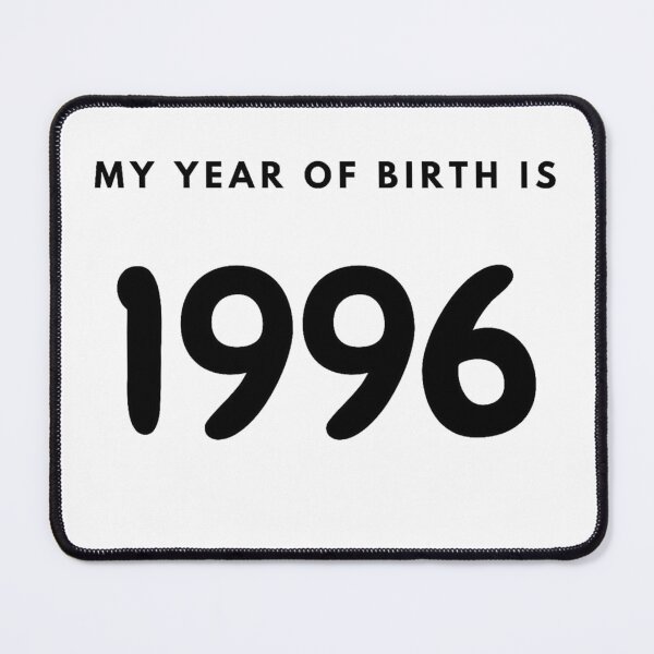 Item preview, My Year of Birth is 1996 designed and sold by LittleWorldShop.