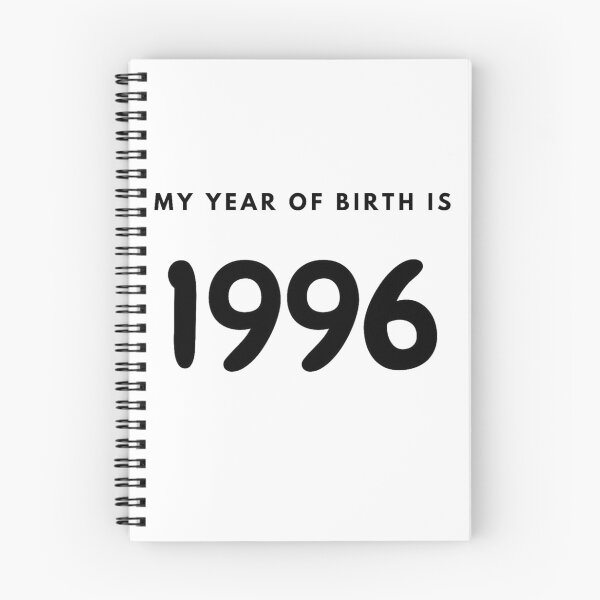 Item preview, My Year of Birth is 1996 designed and sold by LittleWorldShop.