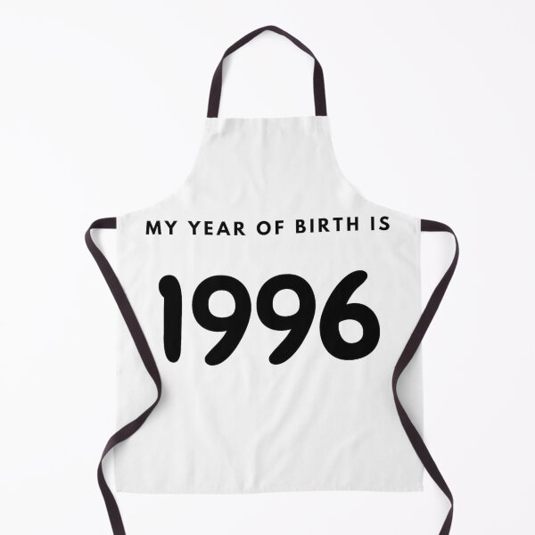 Item preview, My Year of Birth is 1996 designed and sold by LittleWorldShop.