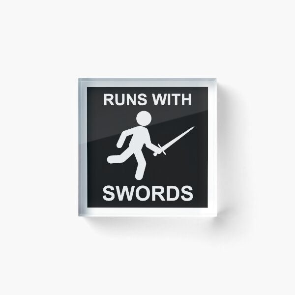 Item preview, Runs With Swords designed and sold by emovendo.