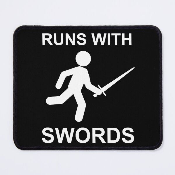 Item preview, Runs With Swords designed and sold by emovendo.