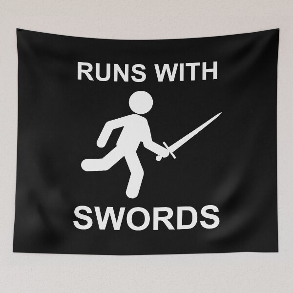 Item preview, Runs With Swords designed and sold by emovendo.