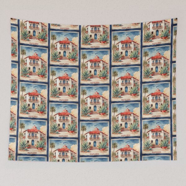 Item preview, Villa del Carbon Estado de Mexico Magic Town Vintage Travel Tourism Watercolor Poster  designed and sold by TravelersGems.