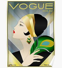 VOGUE: Vintage Flapper Werbung Print 1929 Poster