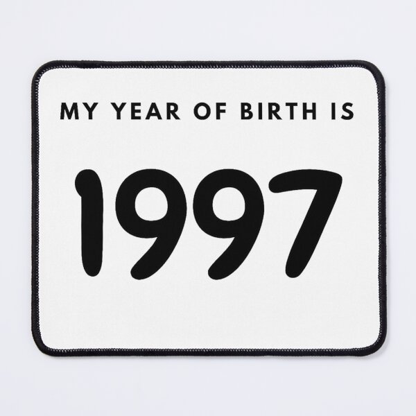 Item preview, My Year of Birth is 1997 designed and sold by LittleWorldShop.