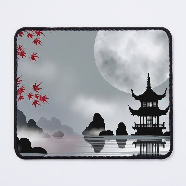 Item preview, Pagodas reflections designed and sold by Cerberus-Art.