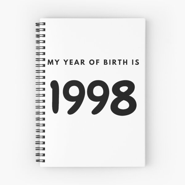 Item preview, My Year of Birth is 1998 designed and sold by LittleWorldShop.