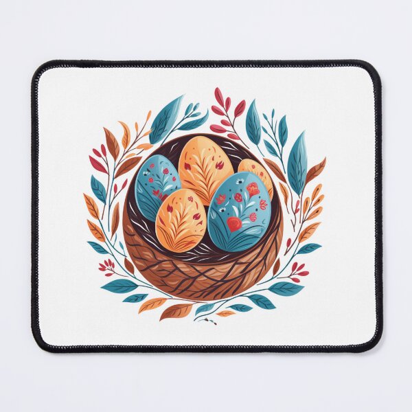 Item preview, easter folk egg designed and sold by Lunaawga.