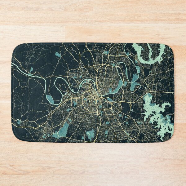 Item preview, Nashville City Map of Tennessee, USA - Summer designed and sold by deMAP.