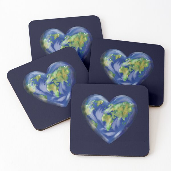 Item preview, Earth day - Earth Heart in Space designed and sold by Danicus666.