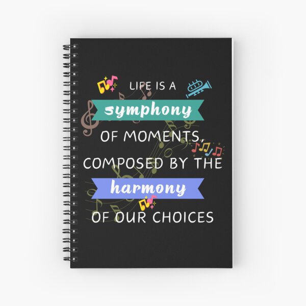Item preview, Quotes About Life: Life is a symphony  designed and sold by MilkyBerryShop.
