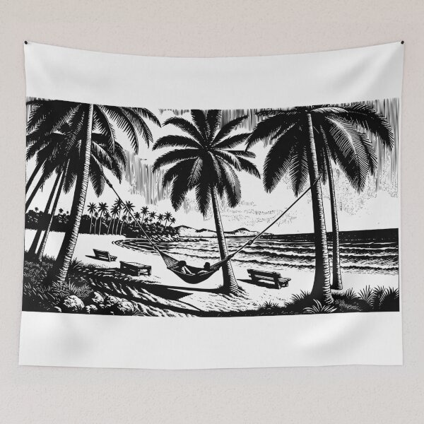 Item preview, Tranquility Beneath the Palm designed and sold by LATINOERRANTES.