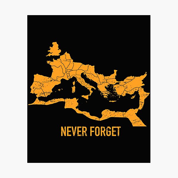 Item preview, The Roman Empire Map designed and sold by VictoriaLinton.