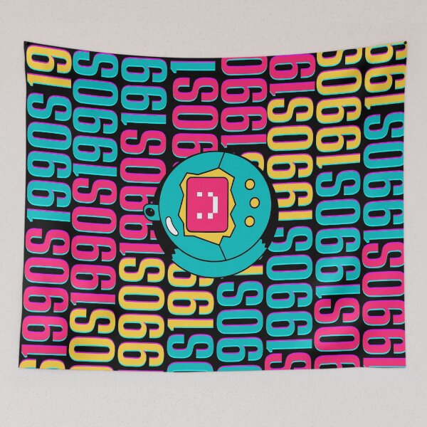 Item preview, 1990s retro design 27 - Black Background designed and sold by PunjabanJatti.