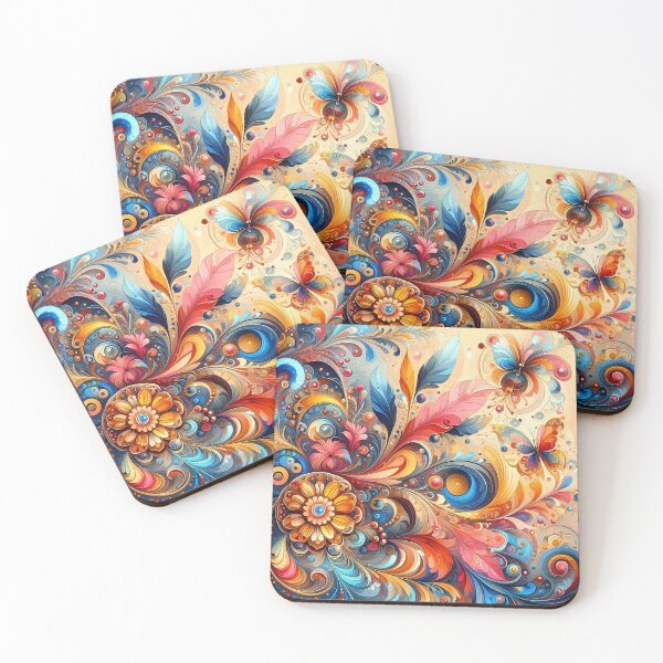 Item preview, Whimsical Winds: A Fantasia of Color and Curves designed and sold by Vitalka-uk.