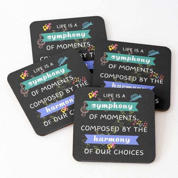 Item preview, Quotes About Life: Life is a symphony  designed and sold by MilkyBerryShop.