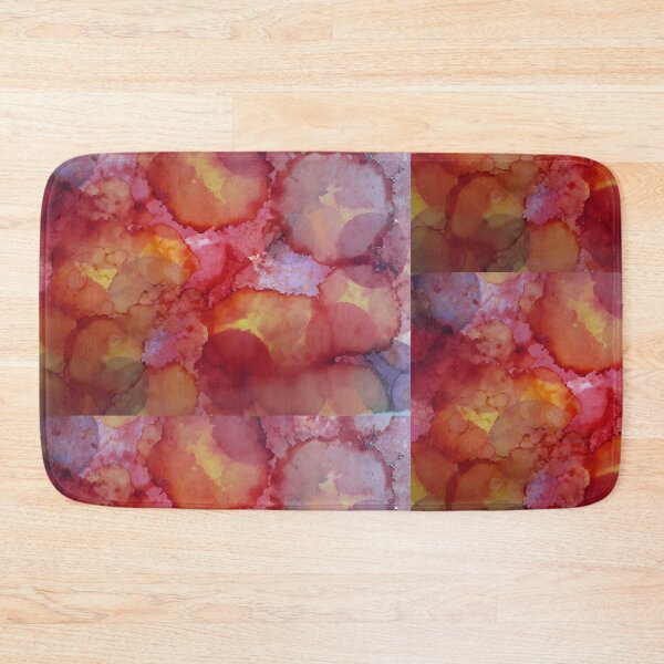 Item preview, Pink and Yellow Alcohol Ink Painting designed and sold by freshinkarts.
