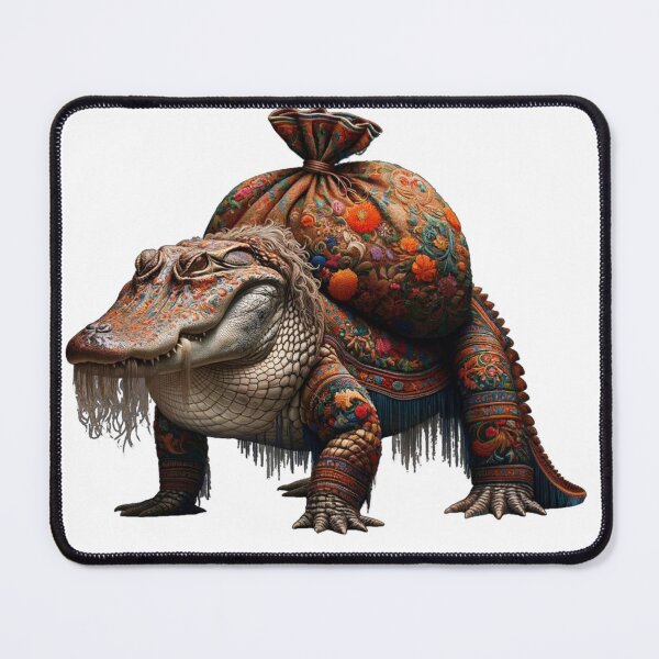 Item preview, Embroidered Legendary Crocodile Alligator from Brazil The Cuca designed and sold by kylmllr101684.
