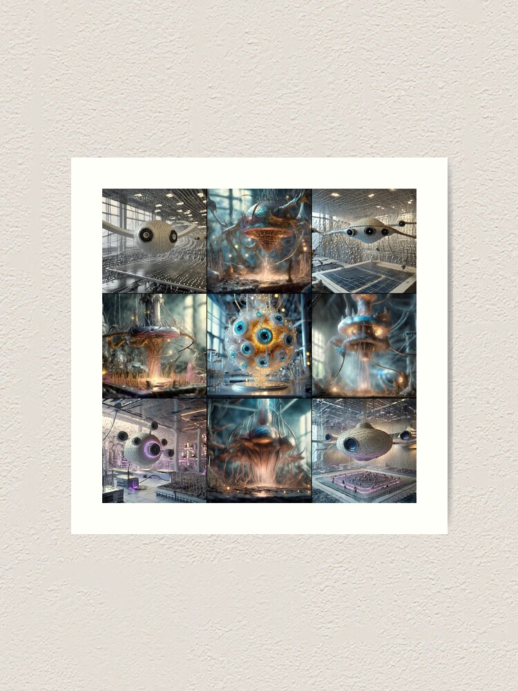 Thumbnail 1 of 3, Art Print, L-OMEGA-000 designed and sold by philjarry.