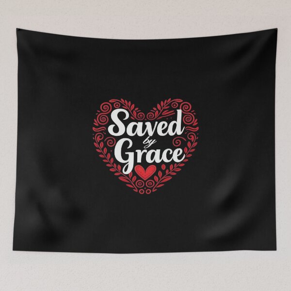 Item preview, Heartfelt Grace Design: Saved by Grace designed and sold by Crow8ster.
