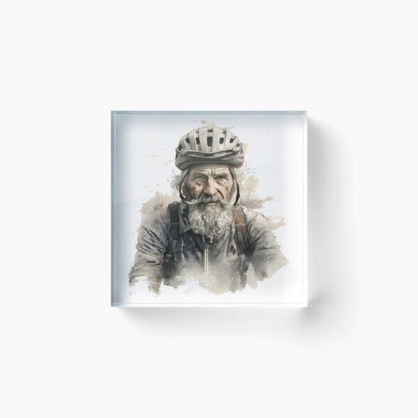 Item preview, Old cyclist  designed and sold by faberrzhe.