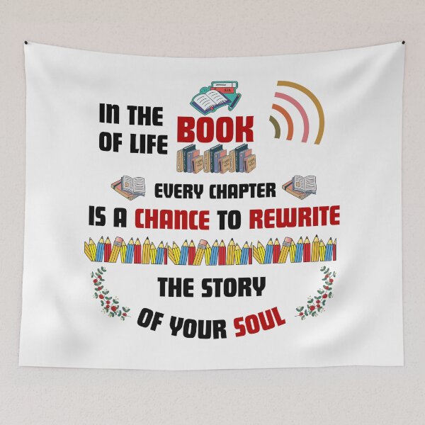 Item preview, Quotes About Life: In the book of life, every chapter is a chance to rewrite the story of your soul designed and sold by MilkyBerryShop.