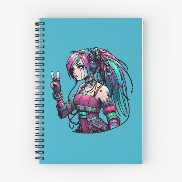 Item preview, Chica Cybergoth - Dibujada a mano designed and sold by subCultGraphix.