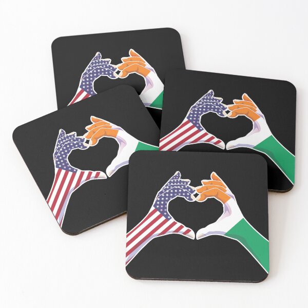 Item preview, Ivory Coast ivorian USA United States American America Love Heart Peace designed and sold by FlagX.