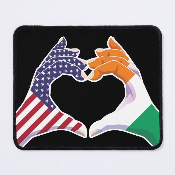 Item preview, Ivory Coast ivorian USA United States American America Love Heart Peace designed and sold by FlagX.