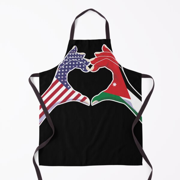 Item preview, Jordanian Jordan USA United States American America Love Heart Peace designed and sold by FlagX.