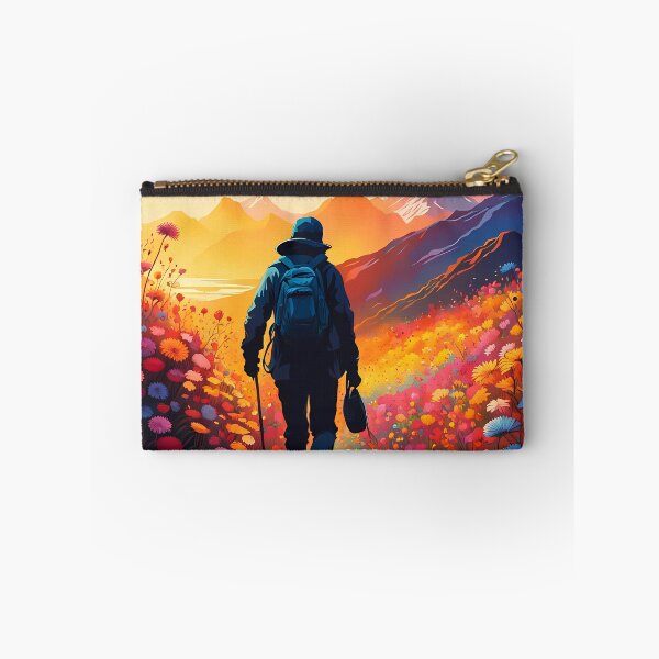 Item preview, Silhouette of Person Walking Through Flowers, Ai Generated Art  designed and sold by ACC .