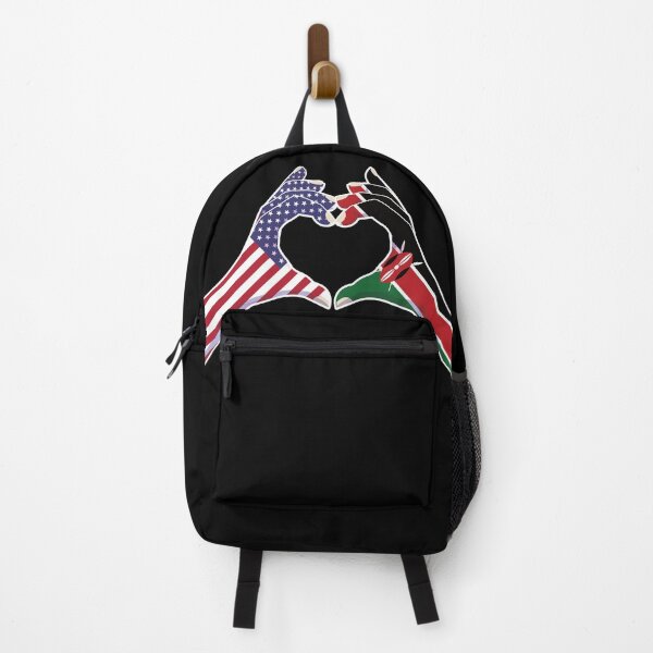 Item preview, Kenyan Kenya USA United States American America Love Heart Peace designed and sold by FlagX.