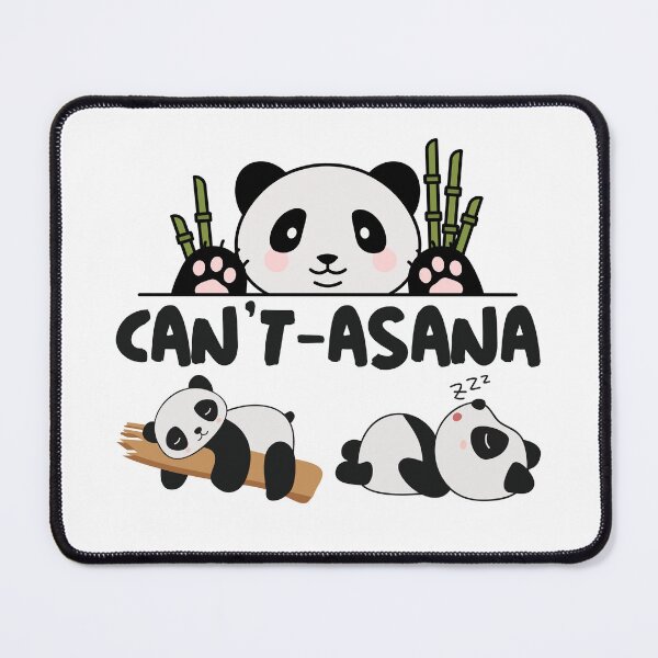 Item preview, CAN'T-ASANA Panda Yoga designed and sold by LyricsWear.