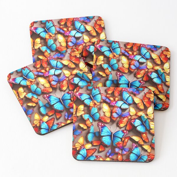 Item preview, Vibrant Butterfly Art designed and sold by Health And Fitness Posts e-Store.
